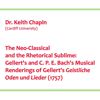 miniatura Wykład: The Neo-Classical and the Rhetorical Sublime: Gellert's and C. P. E. Bach's Musical Renderings of Gellert's Geistliche Oden und Lieder (1757)